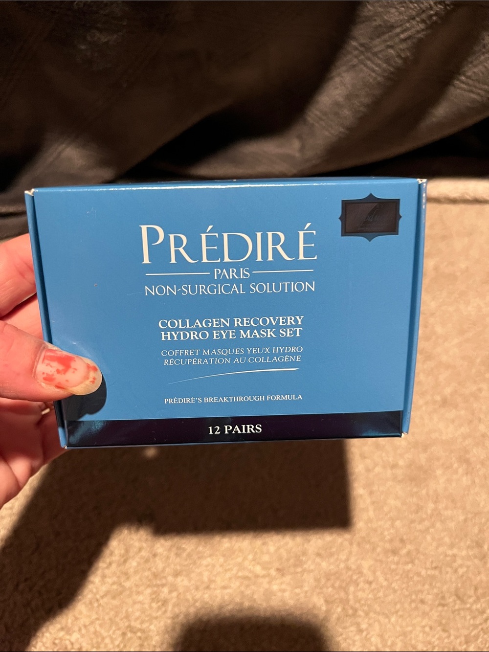 Prédiré Collagen Recovery Hydro Eye Mask Set — Blue